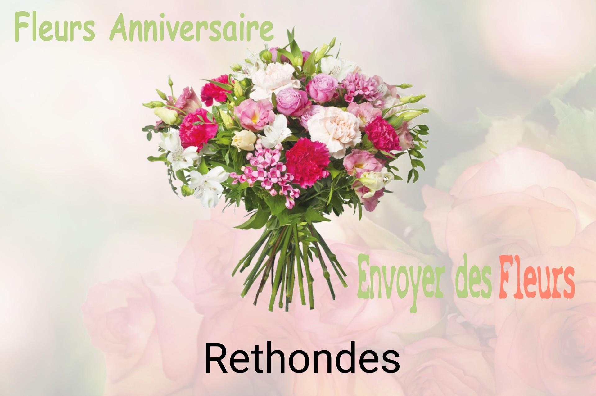 Bouquet de fleurs d’anniversaire livré à Rethondes