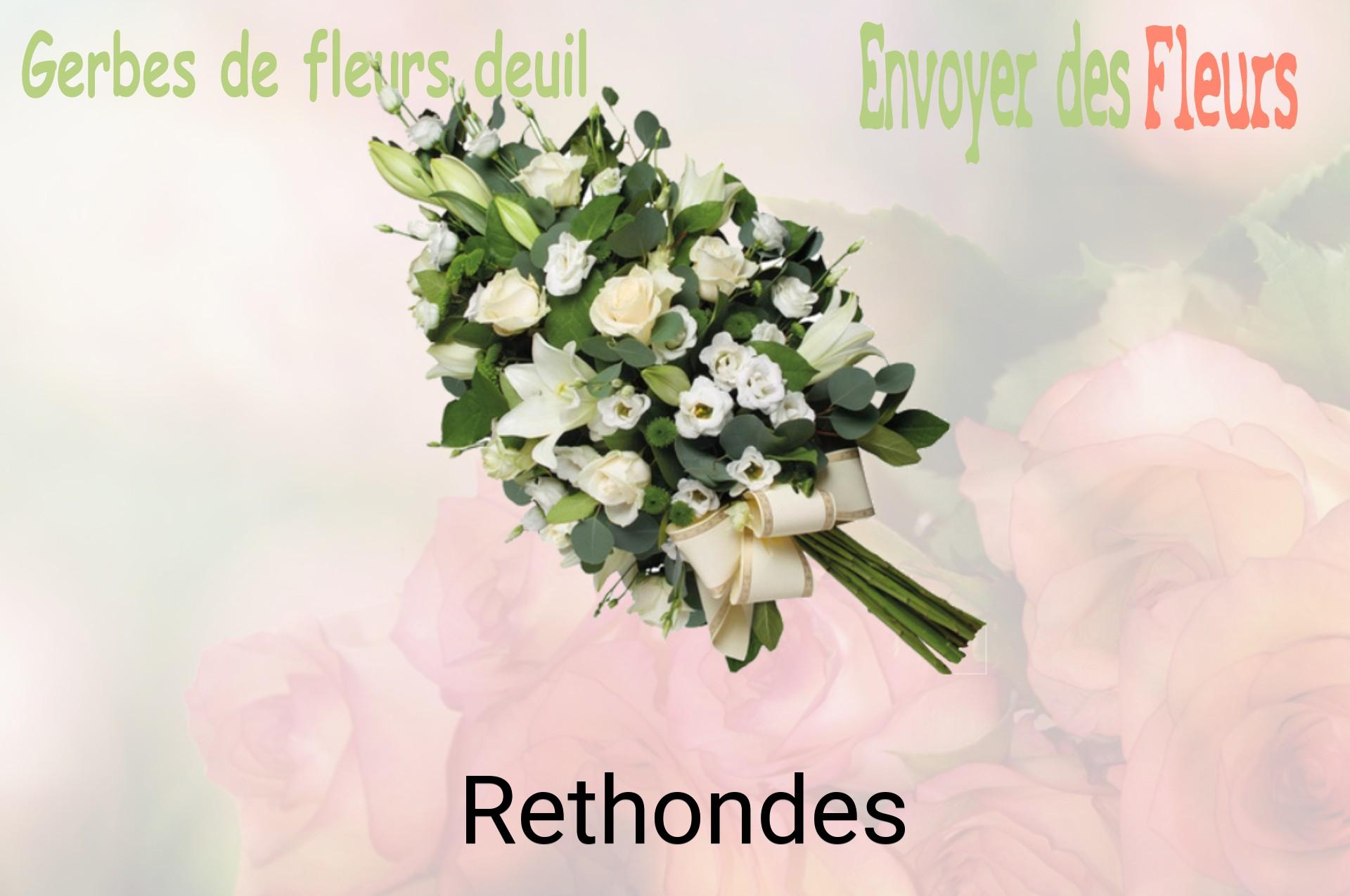Gerbe de fleurs de deuil livrée à Rethondes